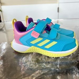 Adidas x lego toddler kids sneakers US 9K. Aqua blue pastel yellow pink purple